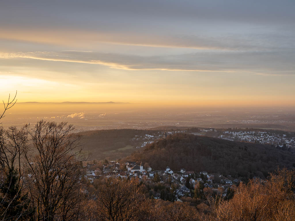 Sonnenaufgang über Königstein
